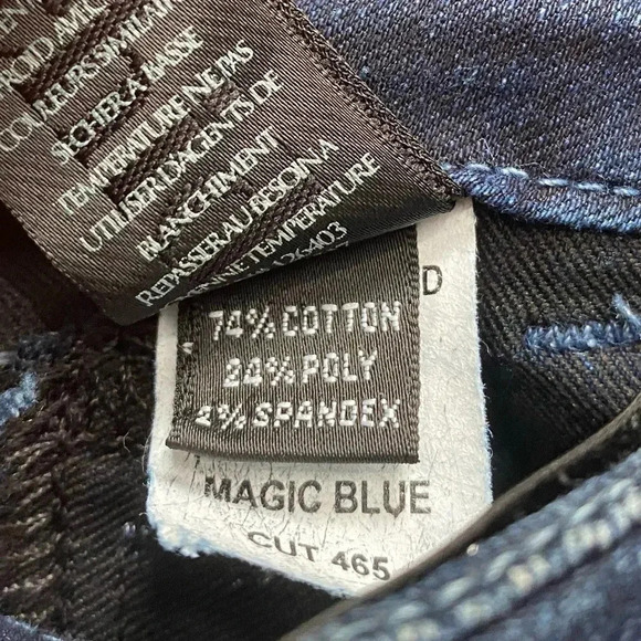 BLACK ORCHID Women's Zip Pocket Skinny Boot Cut Blue Jeans Sz 24 Denim NWT. - Picture 13 of 13